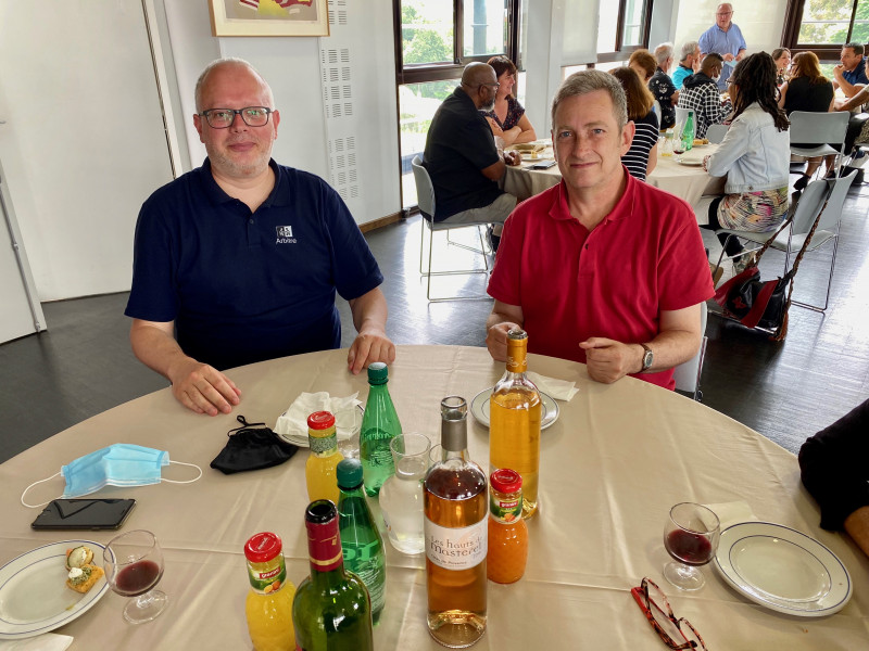 Hervé et Patrice à l'Hôtel de Ville